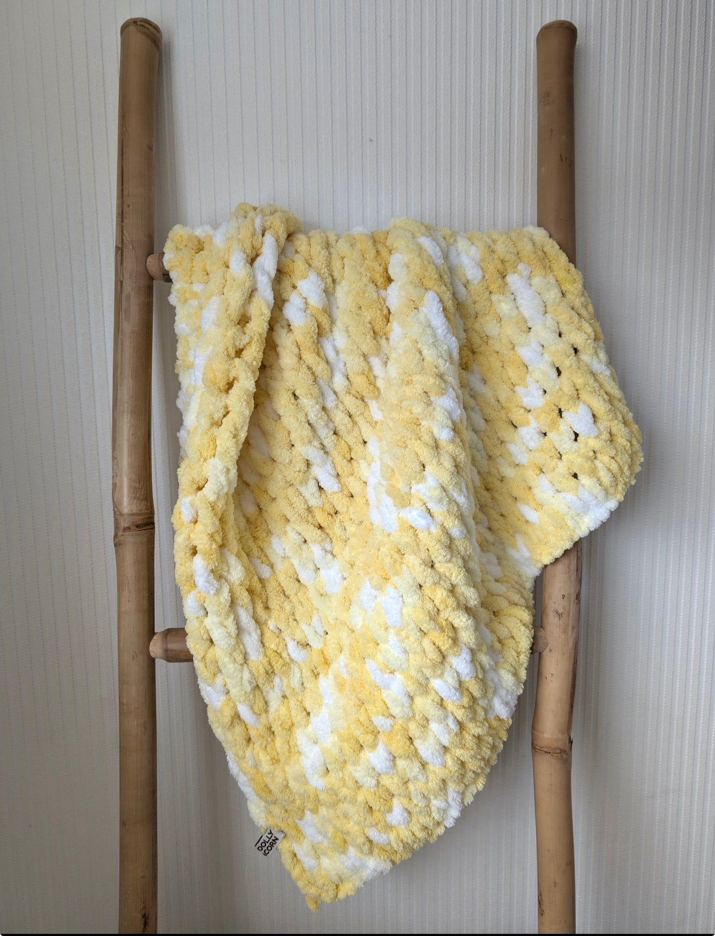 Ready To Dispatch | Hand-Knitted Baby Blanket