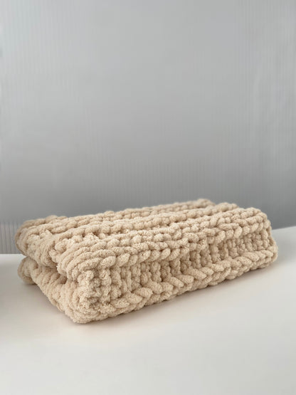 Ready To Dispatch | Hand-Knitted Baby Blanket